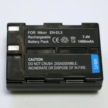 Lithium-iontová baterie EXTRA DIGITAL EN-EL3e pro Nikon D50 D70 D80 D90 D100 D200 D300 D300s D700