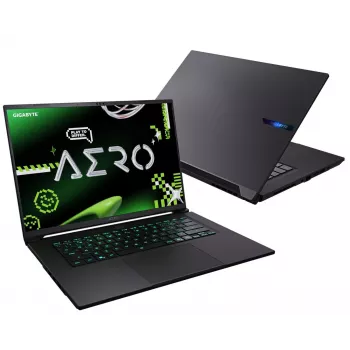 Notebook GIGABYTE AERO X16 4WHN3EEC64AH 16 inch OLED - AMD Ryzen 9 AI 465, 16 GB DDR5, 1 TB SSD, RTX 5070, Windows 11 Home, stříbrný