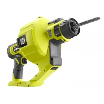 RYOBI RDA18-0 ONE+ akumulátorový čistič odpadů 18V (bez baterie) - 7,6m spirála, automatické podávání, LED světlo