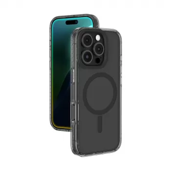 AMAZINGTHING Titan Pro Mag Case Silicone Case with Magnetic Ring for iPhone 16 Pro Max - Black