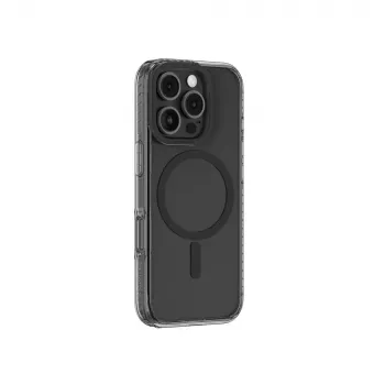 AMAZINGTHING Titan Pro Mag Case Silicone Case with Magnetic Ring for iPhone 16 Pro Max - Black