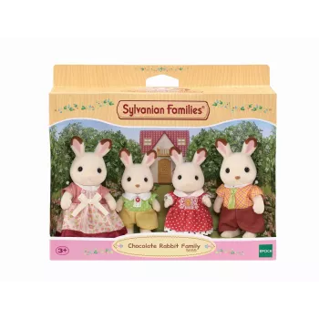 Sylvanian Families Čokoládová králičí rodina - 4 sběratelské figurky