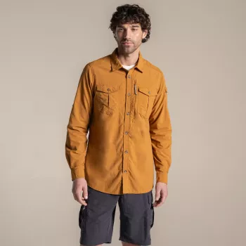 Košile Craghoppers NosiLife Adventure LS Shirt III, Deep Henna, velikost L