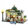 Volně stojící stojan na časopisy LUMIBRICKS F9023, ocel, černý práškově lakovaný, jednopřihrádkový