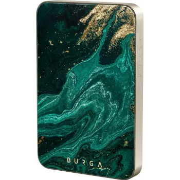 Burga Magnetic 5000 mAh Power Bank Emerald Pool Gold