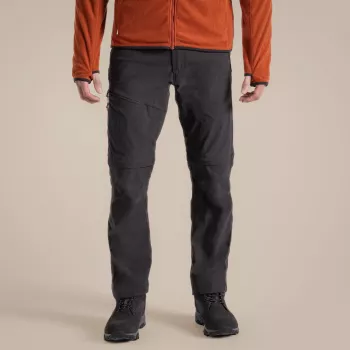 Craghoppers NosiLife Pro Convertible Trouser III pánské turistické kalhoty Black Pepper
