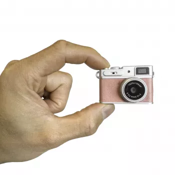 Denver DMC-1203RO Pink 12MP Digital Camera with 1.77 inch LCD, 4x Digital Zoom, MicroSD Slot, Webcam Function