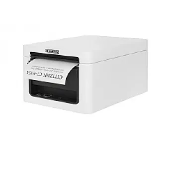 Citizen CT-E351 Direct Thermal Receipt Printer, USB/RS232C, White