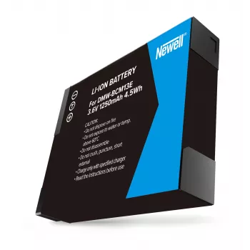Newell Replacement Battery for Panasonic DMW-BCM13E (Li-ion, 3.6V, 1250mAh, 4.5Wh)