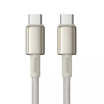 Kabel Baseus Tungsten Gold USB-C na USB-C 100 W 1 m zlatý
