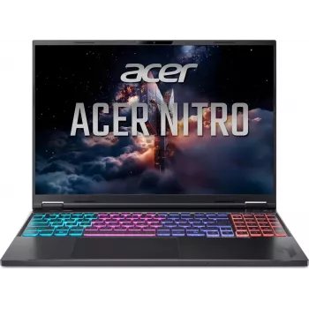 Acer Nitro 16 AN16-A91-R9ZL 16 inch QHD+ 240Hz Gaming Laptop - AMD Ryzen 9 9955HX3D, 32GB DDR5, 1TB SSD, NVIDIA GeForce RTX 5070 Ti 12GB, Windows 11 Home, Obsidian Black