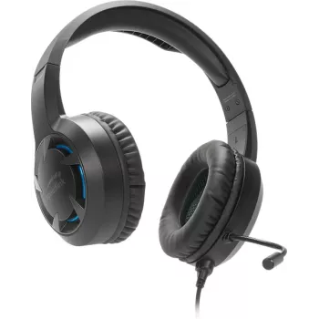 SPEEDLINK SL-450305-BK drátový herní headset na uši s mikrofonem s potlačením hluku, USB-A, 30mm měniče, 1,8m kabel, černý