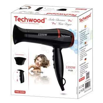 Techwood TSC-2255 Pro fén, 2200W, černý (TSC-2255)