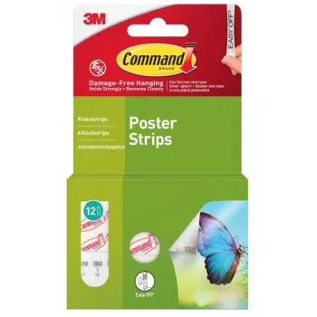 3M Command Poster Strips, 12 pcs (7100336670)
