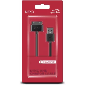 Speedlink Nexo synchronizační a nabíjecí kabel pro Samsung Galaxy Tab (SL-7503-BK)