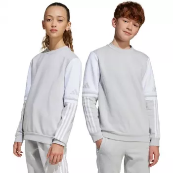 adidas Squadra 25 Crew mikina pro děti - šedá (JD4824) 164 cm