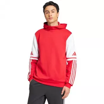 Mikina s kapucí adidas Squadra 25 pánská Team Power Red/White JD2973 S