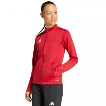 Dámská tréninková bunda adidas Entrada 26 červená JZ6601 velikost L