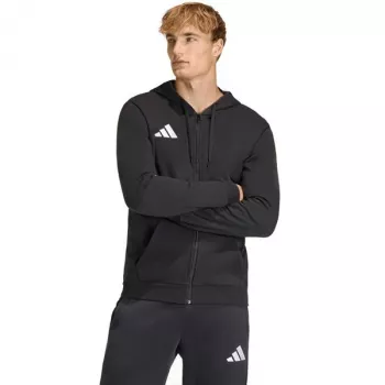 Pánská mikina s kapucí na zip adidas Entrada 26 černá 2XL KF5945