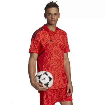Brankářský dres s krátkým rukávem ADIDAS Condivo 22 pánský červený H21238