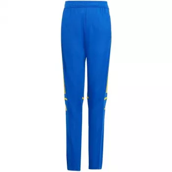 Tréninkové kalhoty adidas Squadra 25 pro děti modro-žluté velikost 152 cm (JP3154)