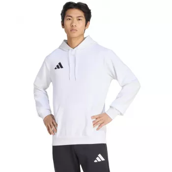 Mikina s kapucí adidas Entrada 26 pánská bílá (XL) JZ6579
