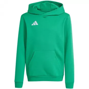 Dětská mikina s kapucí adidas Entrada 26 zelená velikost 164 cm (mládež XL) JZ6563