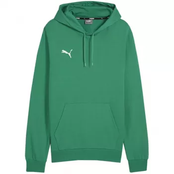PUMA TeamGoal Casuals pánská mikina s kapucí Forest Night Green pullover 658618 05