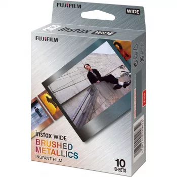 Fujifilm Instax Wide instantní film 10 snímků, Brushed Metal