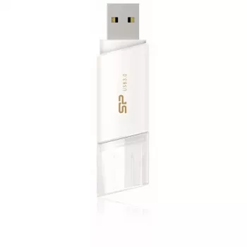 Silicon Power Blaze B06 64GB USB 3.2 Gen 1 Flash Drive White