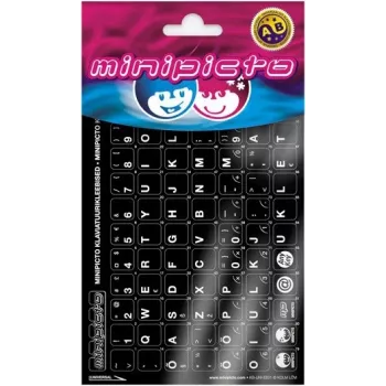 Kolm Lõvi Minipicto Estonian keyboard stickers (KB-UNI-EE01-BLK)