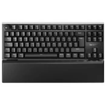 Mechanická herní klávesnice be quiet! Light Mount TKL tichá taktilní, podsvícení RGB, Tenkeyless, kabelová, černá