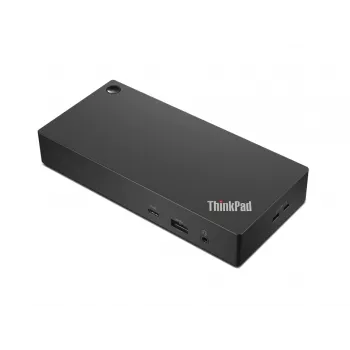 Dokovací stanice Lenovo ThinkPad Universal USB-C Dock 40AY0090EU - podpora 3x 4K displeje, 100W Power Delivery, 10 portů, černá