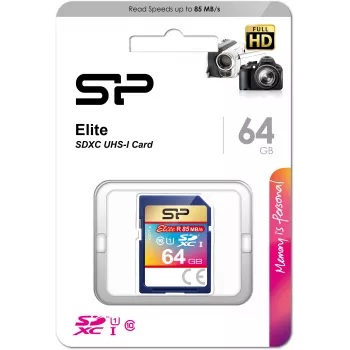 Silicon Power 64 GB SDXC UHS-I U1 V10 paměťová karta
