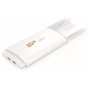 Silicon Power Blaze B06 32 GB USB 3.2 Gen 1 flash disk, zasouvací, bílý