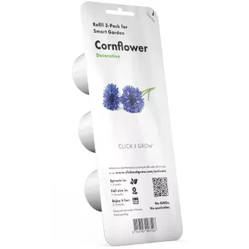 Click & Grow Cornflower Plant Pods for Smart Garden, 3-Pack (SGR36X3)