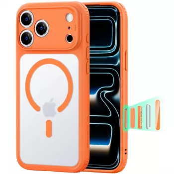 ESR Classic Hybrid MagSafe Case for iPhone 17 Pro / 18 Pro Frosted Orange