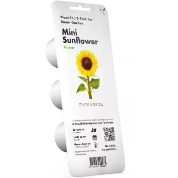 Click & Grow Mini Sunflower Plant Pods for Smart Garden, 3-Pack (SGR65X3)
