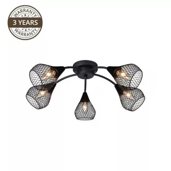 Bistro MX51166-5 Ceiling Lamp, 5x40W E14