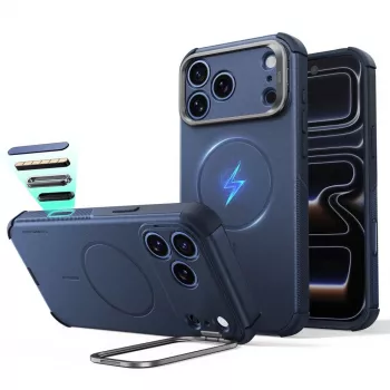 ESR Cyber Tough Kickstand MagSafe Case for iPhone 17 Pro Max / 18 Pro Max - Blue