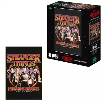 Puzzle EPOCH Games Stranger Things Hawkins Heroes 1000 dílků