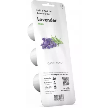 Click & Grow Smart Garden Refill Lavender, 3 plant pods (SGR30X3)