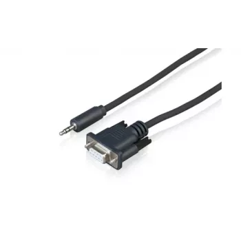 Sony CAB-RSJA1 sériový řídicí kabel RS-232C - DB9 samice na 3,5mm jack samec, 2,5m, černý
