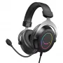 FIFINE H3 AmpliGame RGB drátová over-ear herní sluchátka s odnímatelným mikrofonem, 50mm měniče, USB-A, černá