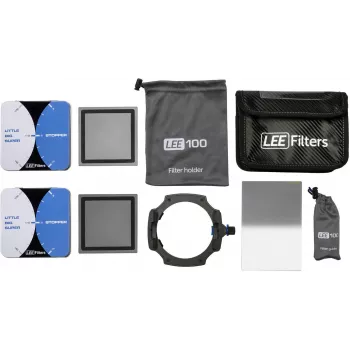 LEE Filters LEE100 Long Exposure Kit: LEE100 Filter Holder, Big Stopper, Little Stopper and 0.6 ND Hard Grad (100LEK)