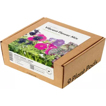 Click & Grow Vibrant Flower Mix Plant Pods for Smart Garden, 9-Pack (PPMVBX9)
