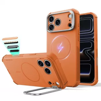 ESR Cyber Tough Kickstand MagSafe Case for iPhone 17 Pro / 18 Pro - Orange