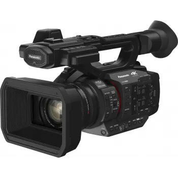 Panasonic HC-X2E 4K Ultra HD Professional Camcorder with 20x Leica Dicomar Lens, 5-Axis Hybrid O.I.S.+, Dual XLR Inputs, 3G-SDI, Wi-Fi, Dual SD Card Slots