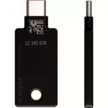 YubiKey 5C NFC Security Key (Black/Gold, 2-Pack)