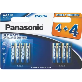 Panasonic Evolta baterie LR03EGE/8B (4+4 ks) (LR03EGE/8BW 4+4F)